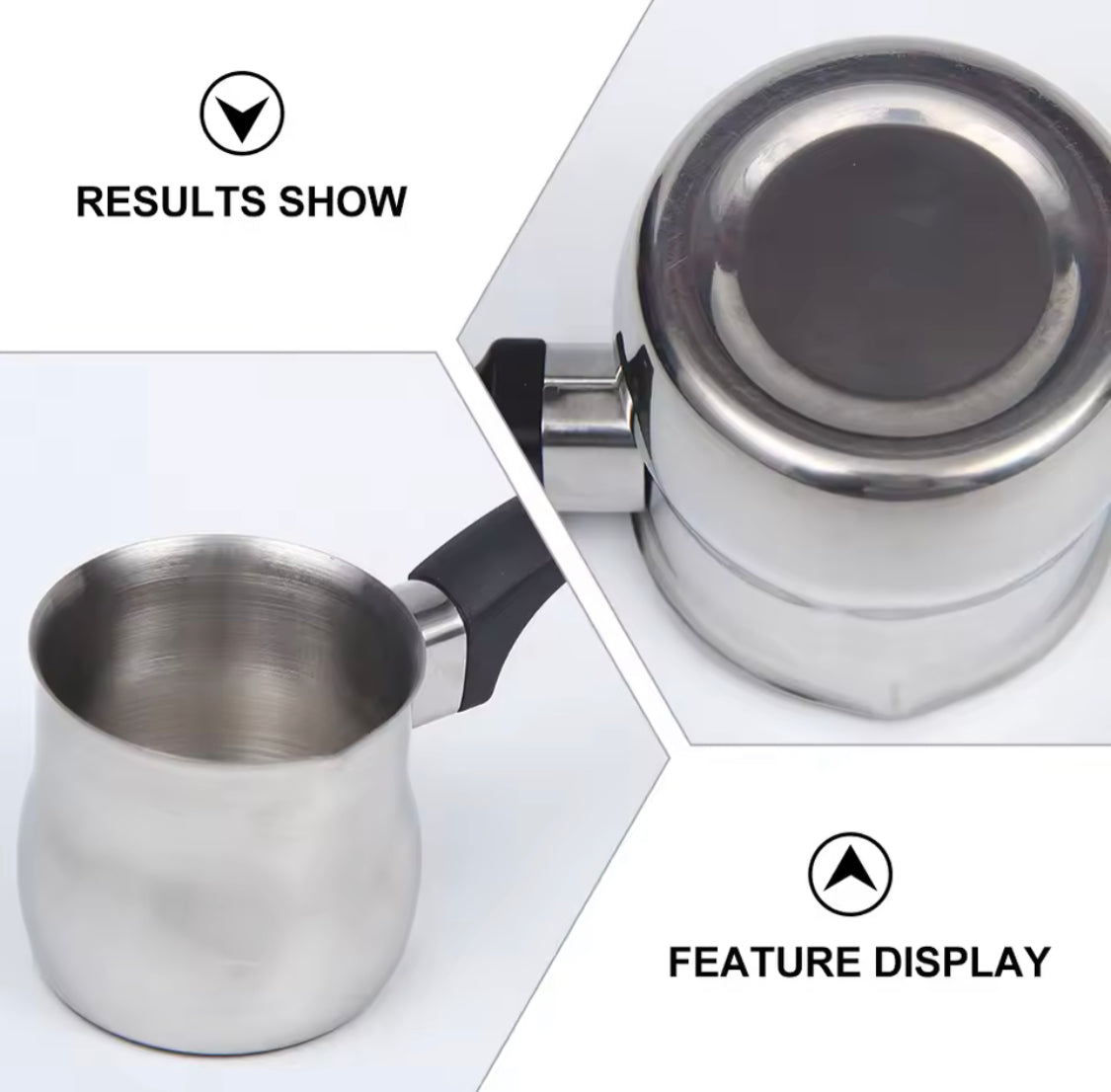 Stainless Steel 3 Pcs Coffee Pot, Leakproof Coffee Kettle, Portable Coffee Maker, Stainless Steel Coffee Pot With Long Handle Stainless Steel 3 Pcs Coffee Pot, Leakproof Coffee Kettle, Portable Coffee Maker, Stainless Steel Coffee Pot With Long Handle